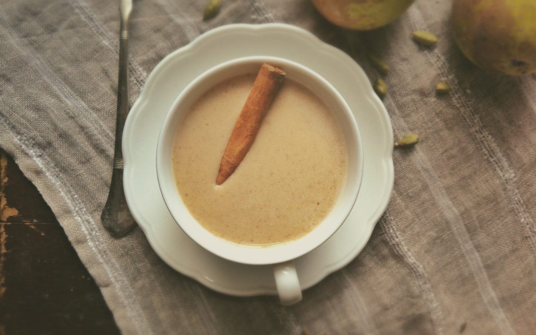 L’automne et un chaï aux parfums de poire et de noisette